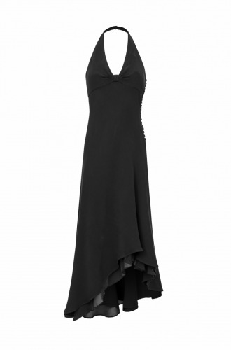Midi czarna sukienka