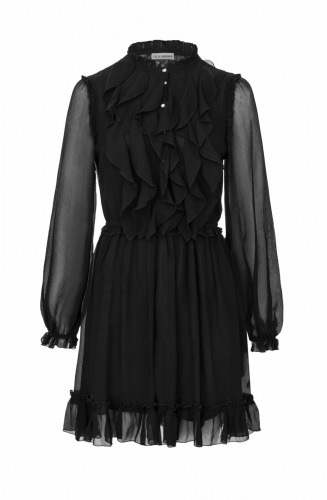 Krótka, czarna sukienka